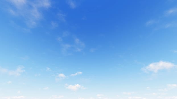 Cloudy blue sky abstract background, blue sky background with tiny clouds, 3d rendering

