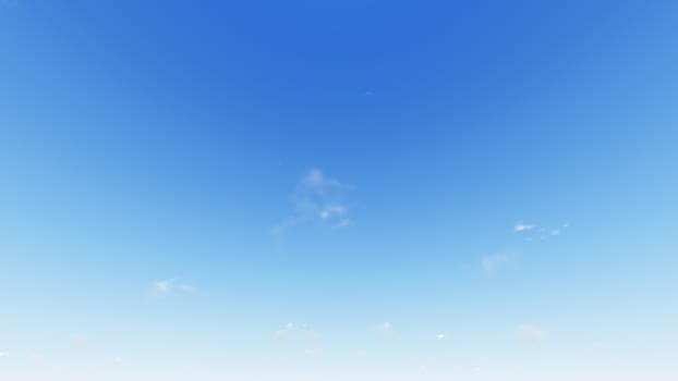 Cloudy blue sky abstract background, blue sky background with tiny clouds, 3d rendering

