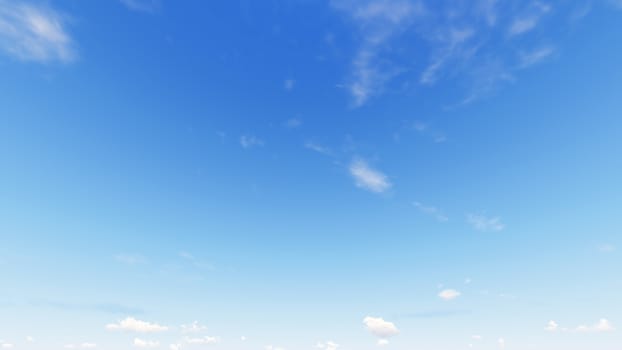 Cloudy blue sky abstract background, blue sky background with tiny clouds, 3d rendering

