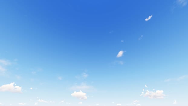 Cloudy blue sky abstract background, blue sky background with tiny clouds, 3d rendering

