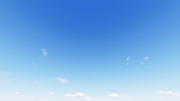 Cloudy blue sky abstract background, blue sky background with tiny clouds, 3d rendering

