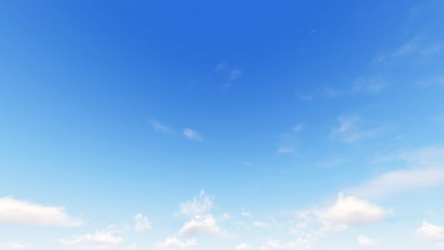 Cloudy blue sky abstract background, blue sky background with tiny clouds, 3d rendering

