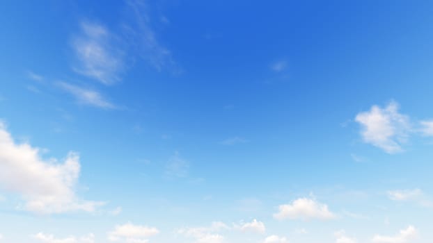 Cloudy blue sky abstract background, blue sky background with tiny clouds, 3d rendering

