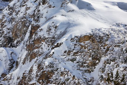 View on Elbrus Mount - the highest point of Europe. Russia. Caucasus.