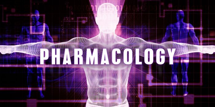 Pharmacology as a Digital Technology Medical Concept Art