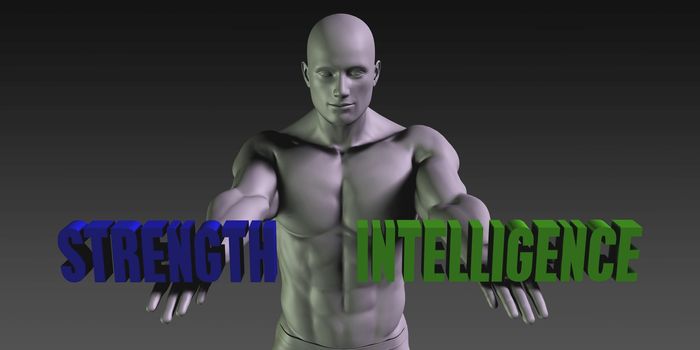 Strength or Intelligence as a Versus Choice of Different Belief