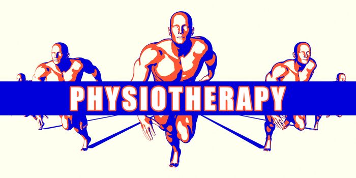 Physiotherapy as a Competition Concept Illustration Art