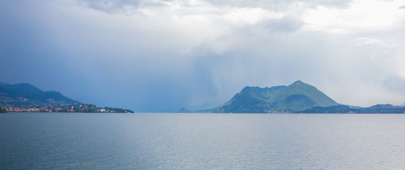 Lago Maggiore and the southern Alps, Northern Italy