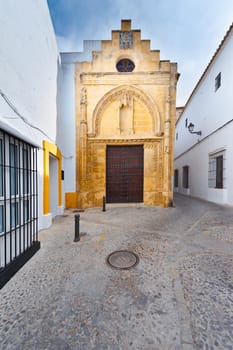 Medieval Catholic Church in Arcos, Spain