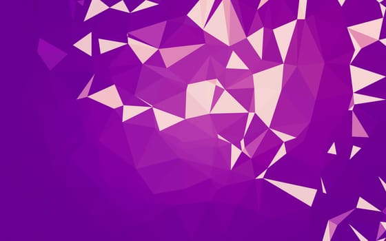 Abstract low poly background, geometry triangle, mosaic pastel color background