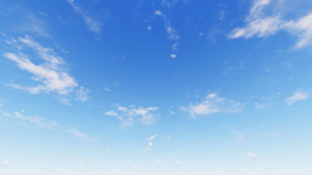 Cloudy blue sky abstract background, blue sky background with tiny clouds, 3d rendering

