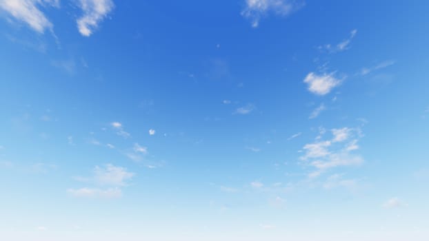 Cloudy blue sky abstract background, blue sky background with tiny clouds, 3d rendering

