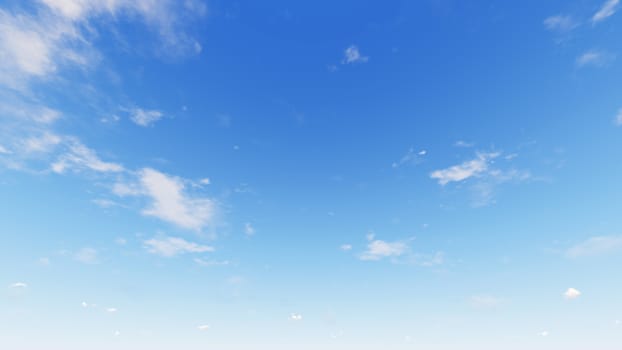 Cloudy blue sky abstract background, blue sky background with tiny clouds, 3d rendering

