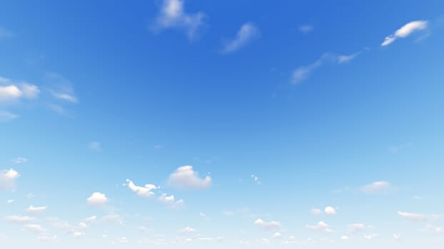 Cloudy blue sky abstract background, blue sky background with tiny clouds, 3d rendering

