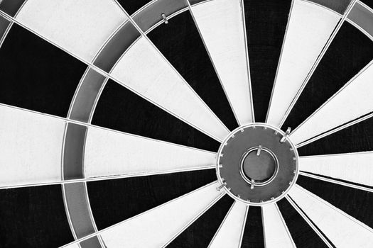 Darts bullseye target close up concept of success