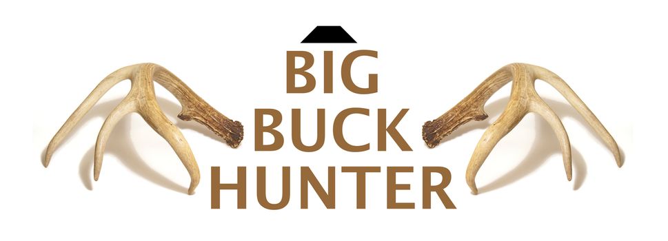 A white tail deer theme for Big Buck Hunters using the antlers and type rendering in one image.