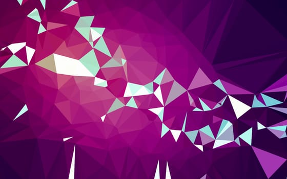 Abstract low poly background, geometry triangle, mosaic pastel color background