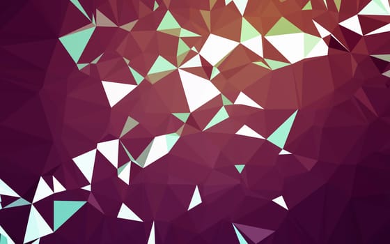 Abstract low poly background, geometry triangle, mosaic pastel color background