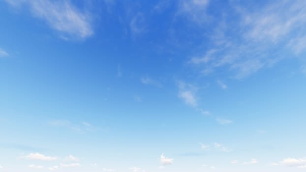 Cloudy blue sky abstract background, blue sky background with tiny clouds, 3d rendering

