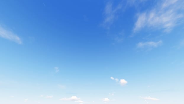 Cloudy blue sky abstract background, blue sky background with tiny clouds, 3d rendering

