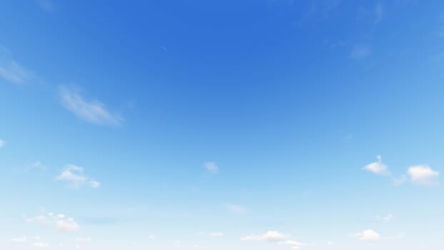 Cloudy blue sky abstract background, blue sky background with tiny clouds, 3d rendering

