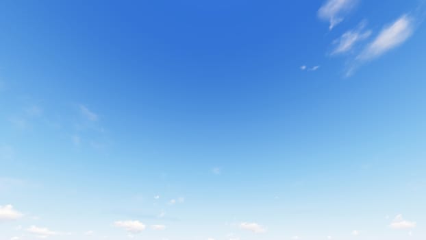 Cloudy blue sky abstract background, blue sky background with tiny clouds, 3d rendering

