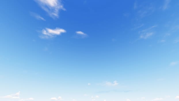 Cloudy blue sky abstract background, blue sky background with tiny clouds, 3d rendering

