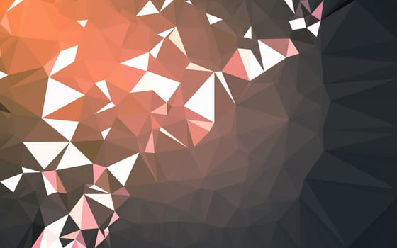 Abstract low poly background, geometry triangle, mosaic pastel color background