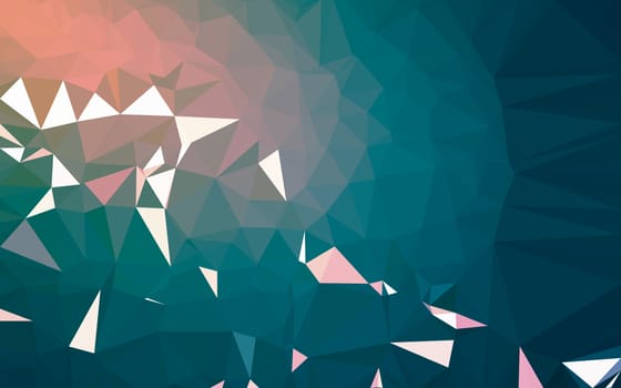 Abstract low poly background, geometry triangle, mosaic pastel color background