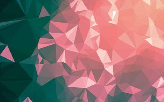 Abstract low poly background, geometry triangle, mosaic pastel color background