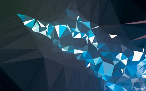 Abstract low poly background, geometry triangle, mosaic pastel color background