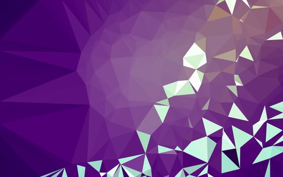 Abstract low poly background, geometry triangle, mosaic pastel color background