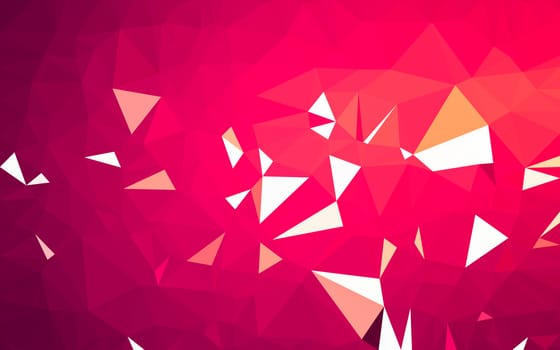 Abstract low poly background, geometry triangle, mosaic pastel color background