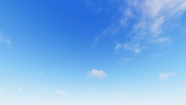 Cloudy blue sky abstract background, blue sky background with tiny clouds, 3d rendering

