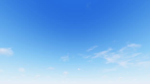 Cloudy blue sky abstract background, blue sky background with tiny clouds, 3d rendering

