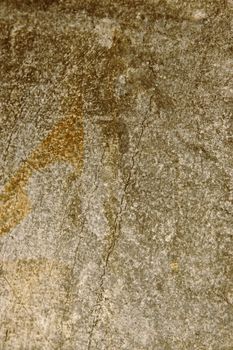 Close up photo of old rusty galvanized iron sheet texture.