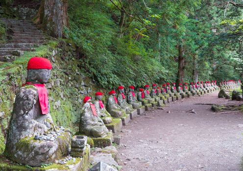 Jizo Statues in Nikko,JAPAN