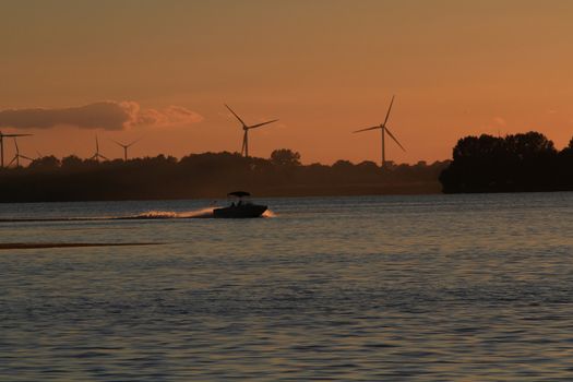 Rondeau Bay Sunset in the early fall