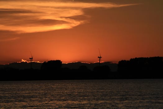 Rondeau Bay Sunset in the early fall