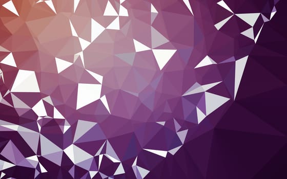 Abstract low poly background, geometry triangle, mosaic pastel color background