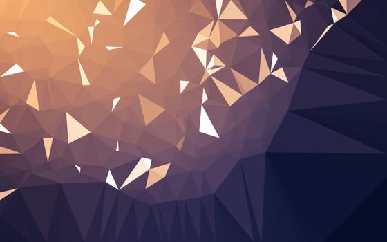 Abstract low poly background, geometry triangle, mosaic pastel color background