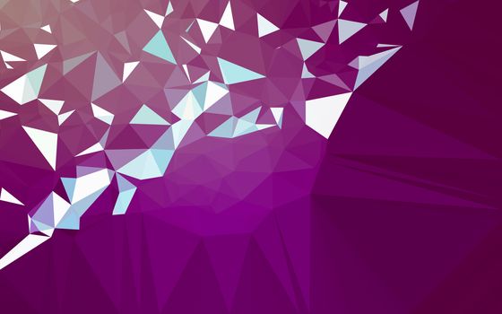 Abstract low poly background, geometry triangle, mosaic pastel color background