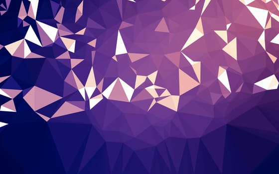 Abstract low poly background, geometry triangle, mosaic pastel color background