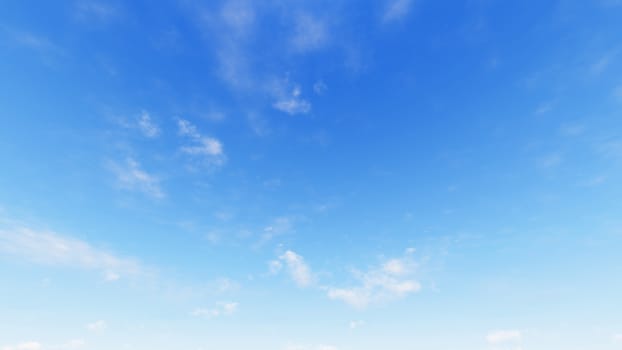 Cloudy blue sky abstract background, blue sky background with tiny clouds, 3d rendering

