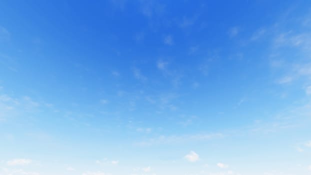 Cloudy blue sky abstract background, blue sky background with tiny clouds, 3d rendering

