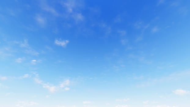 Cloudy blue sky abstract background, blue sky background with tiny clouds, 3d rendering

