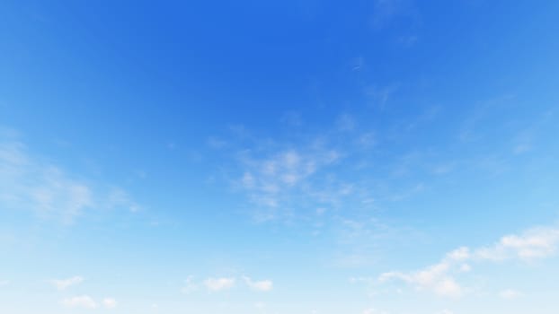 Cloudy blue sky abstract background, blue sky background with tiny clouds, 3d rendering

