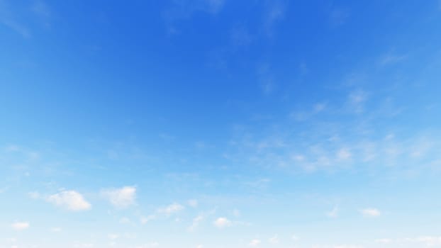 Cloudy blue sky abstract background, blue sky background with tiny clouds, 3d rendering

