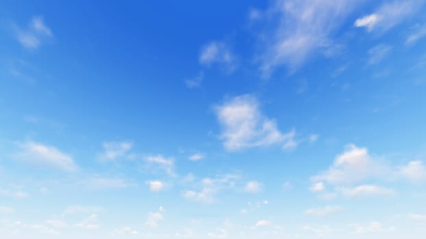 Cloudy blue sky abstract background, blue sky background with tiny clouds, 3d rendering

