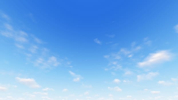 Cloudy blue sky abstract background, blue sky background with tiny clouds, 3d rendering

